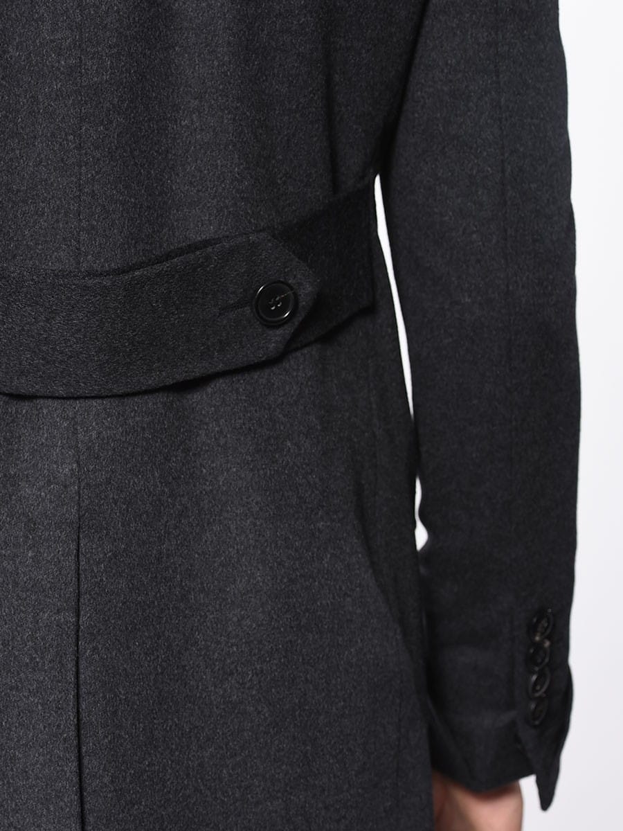 Michael Andrews Bespoke | Charcoal Wool-Cashmere Overcoat