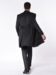 (product) Charcoal DB Wool Cashmere Overcoat, back view showcasing tailored silhouette