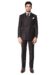 (product) Chocolate 6x2 DB Bespoke Suit, full front view