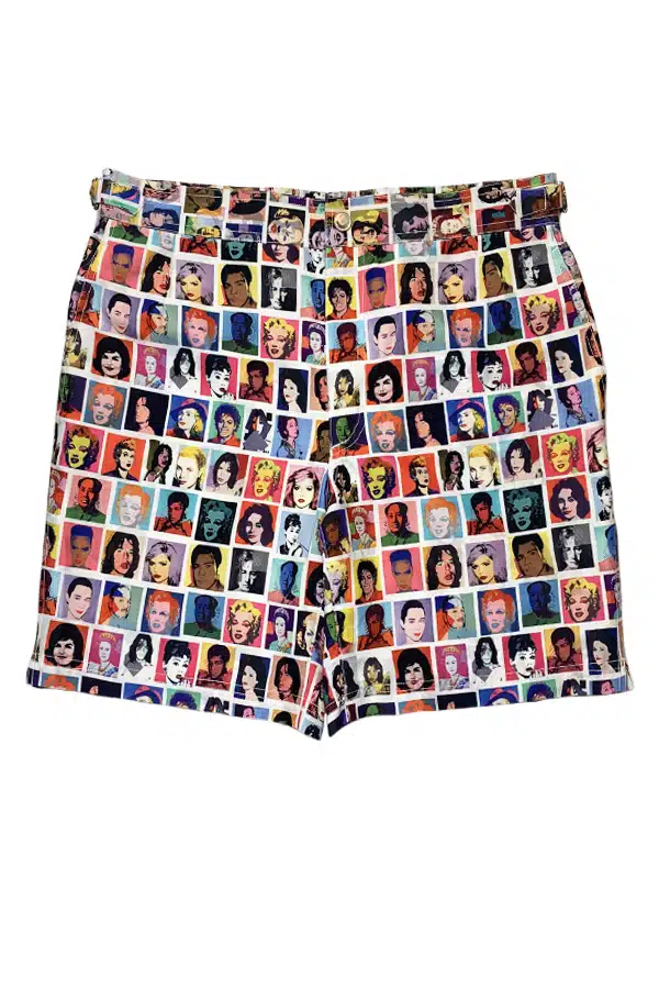 (product) Warhol Print Swim Shorts, full view