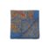 (product) Blue Double Sided Multicolor Floral and Paisley Pocket Square