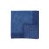 (product) Navy Pocket Square with Small Light Blue Circles