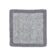(product) Grey Kaleidoscope Medallion Pocket Square