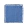 (product) Royal Blue Pocket Square with Classic White Polka Dots and Striped Border