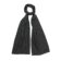 (product) Black Silk Scarf with White Dots, Looped