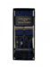 Albert Thurston Midnight Blue Moire Suspenders with silver hardware and crocodile-embossed leather ends
