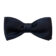 (product) Midnight Blue Silk Satin Pre-Tied Bowtie (2 1/2