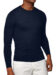 (product) Navy Merino Wool Crew Neck Sweater