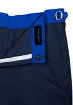 Navy Blue Swim Shorts w Royal Blue Waistband