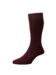 (product) Pantherella Danvers Mid-Calf Cotton Socks - Burgundy