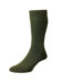 (product) Pantherella Laburnum Mid-Calf Wool Socks - Dark Olive Mix