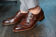 (product) Parma Clay'D Monk Strap worn by a model