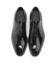 (product) Black Patent Leather Whole Cut Lace-Up, Top view of the pair