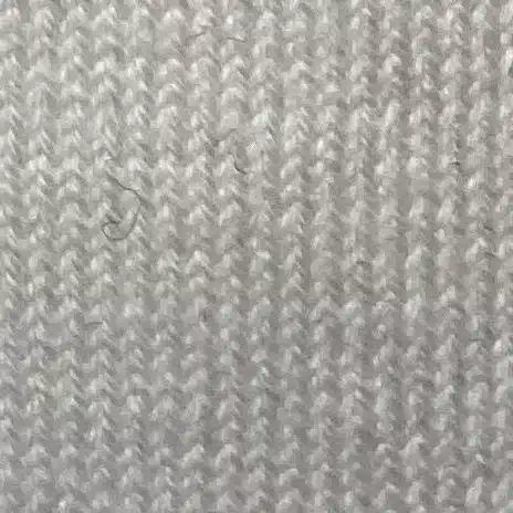 (product) White Pima Cotton V-Neck Sweater, close-up texture detail