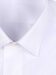 (product) White Poplin Fly Front Traditional Collar Formal Shirt