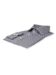 (product) Black Gingham Spread Collar Shirt, folded and displayed flat