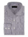 (product) Charcoal & Tattersall Spread Collar Shirt, front view