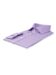 (product) Purple Micro Gingham Spread Collar Shirt, folded and displayed flat