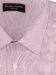 (product) Burgundy Thin Stripe Classic Collar Shirt, close-up view