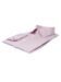 (product) Burgundy Thin Stripe Classic Collar Shirt, folded and displayed flat