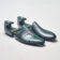 Emerald Green Shoe Trees, hand-polished finish with brass hardware and ventilation holes