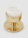 (product) Mother of Pearl Tuxedo Studs (Yellow Gold)