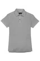 Light Grey Pique Short Sleeve Polo Shirt