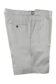 (product) Light Grey Cotton Shorts, folded with a side-view display