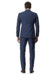 (product) Blue Narrow Stripe Bespoke Suit, back view