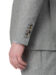 (product) MTM Light Grey Sharkskin Suit, cuff detail