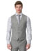 (product) Light Grey Pinstripe Bespoke Vest
