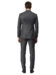 (product) Grey Macro Windowpane Bespoke Suit, back view