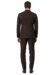 (product) Dark Brown Linen Bespoke Suit, back view
