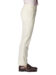 (product) Cream Plain Weave Bespoke Trouser, side view with a slim, tailored fit