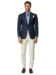 (product) Navy Mohair Hopsack Bespoke Sport Coat, front view
