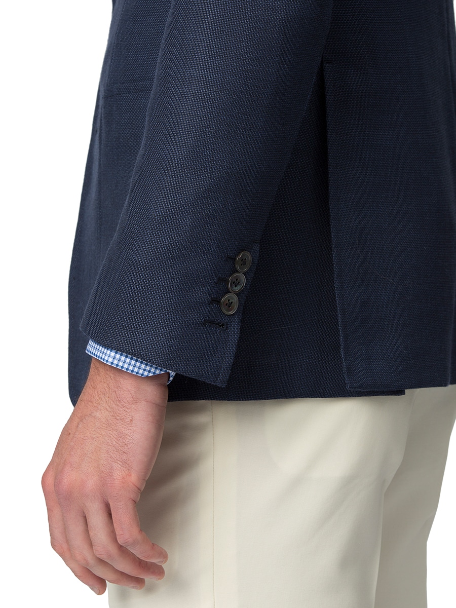 Navy Mohair Hopsack Bespoke Sport Coat Michael Andrews Bespoke New York s Most Trusted Custom Tailor Since 2006