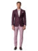 (product) Pale Pink Linen Bespoke Trouser, paired with Sport Coat, front view