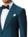 (product) Emerald Mohair & Silk Bespoke Dinner Jacket, lapel detail