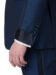 (product) French Blue Mohair & Silk Bespoke Dinner Jacket, cuff detail