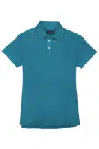 Teal Pique Polo Shirt
