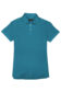 (product) Teal Pique Polo Shirt, front view