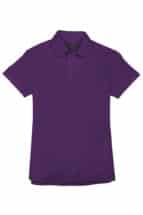 Purple Pique Polo Shirt