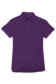 (product) Purple Pique Polo Shirt, front view