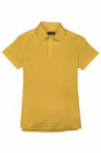 Yellow Pique Polo Shirt