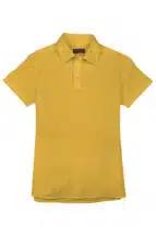 Yellow Pique Polo Shirt