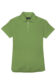 (product) Light Fern Green Pique Polo Shirt, front view