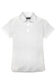 (product) White Pique Short Sleeve Polo Shirt, front view
