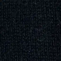 Black Silk Cashmere Long-Sleeve 3-Button Polo