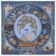 (product) Dancing Delphinus Ocean/Periwinkle Pocket Square, Full view