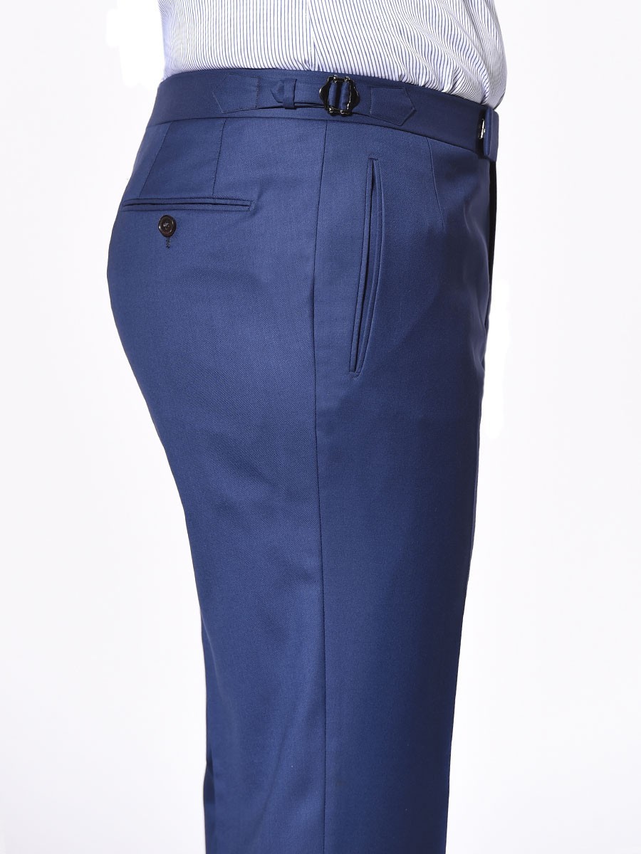(product) Royal Twill Classic Bespoke Trouser, side view